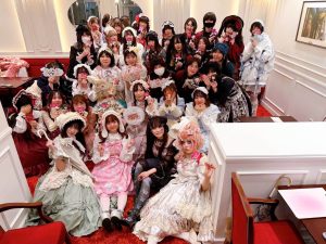 傘お茶会集合写真